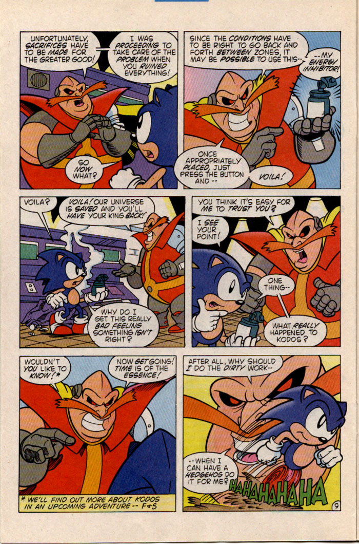 Sonic - Archie Adventure Series July 1996 Page 9